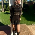 VESTIDO MINI ENCAJE LAZADA