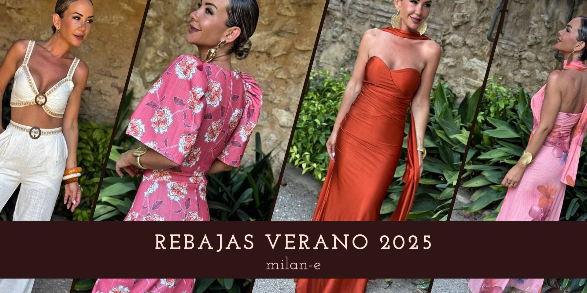 Beige Aesthetic Fashion Clothing Collection Medium Banner