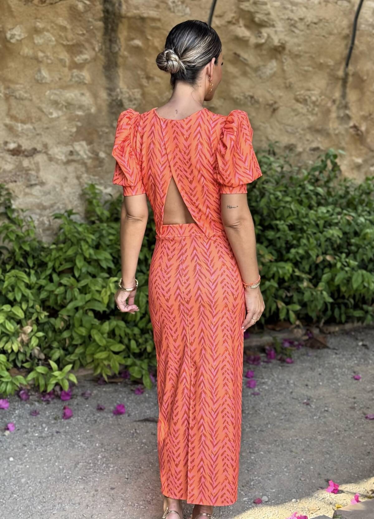 Conjunto Espiga Naranja Coral - Imagen 6