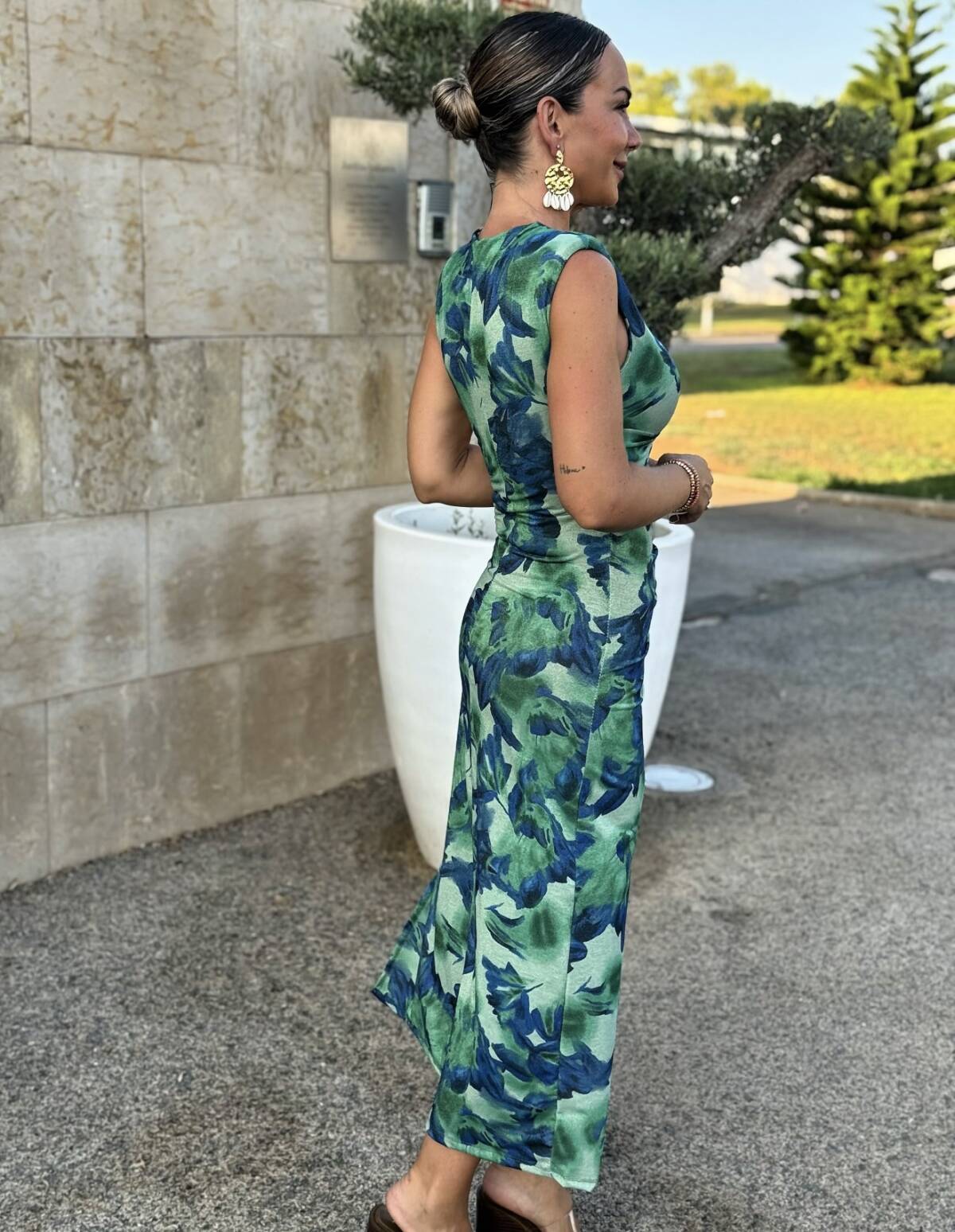 Vestido Berta Azul Mar - Imagen 6
