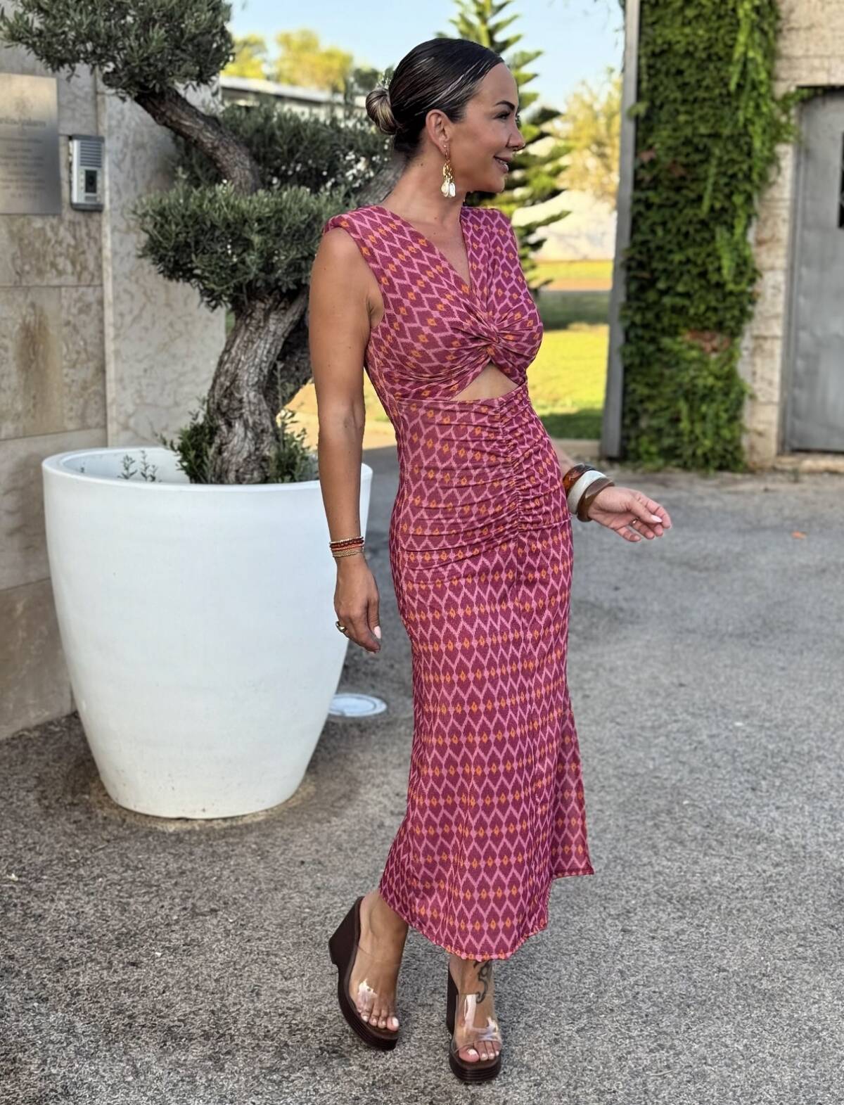 Vestido Berta Buganvilla - Imagen 2