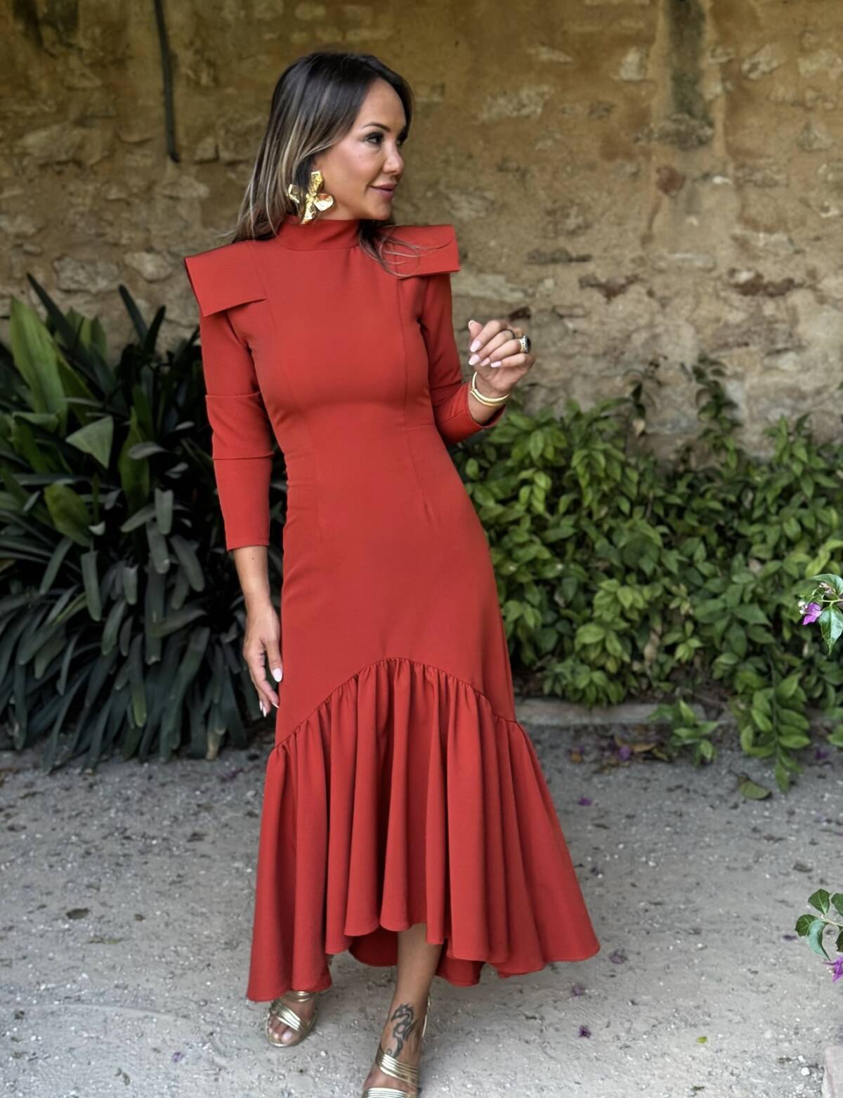 Vestido Solapas Caldera - Imagen 3