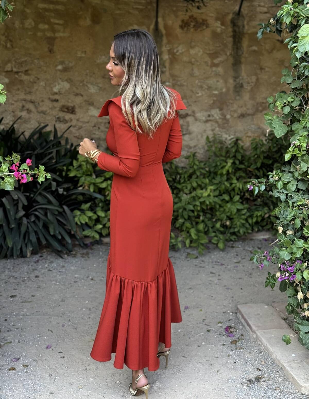 Vestido Solapas Caldera - Imagen 6