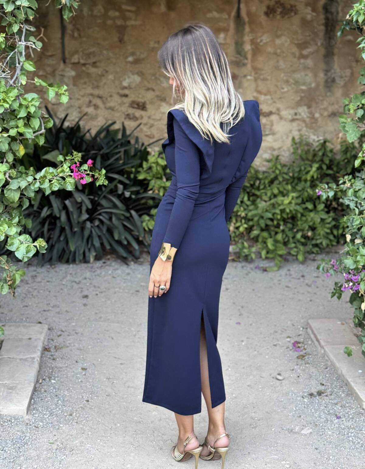 Vestido Solapas Marino - Imagen 5