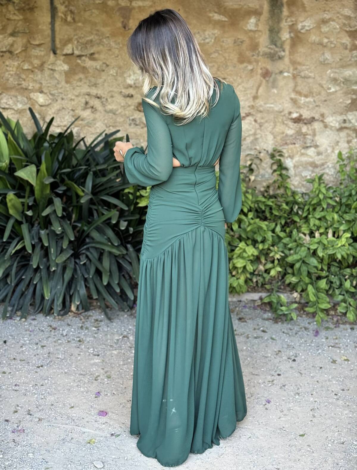 Vestido Maya Verde - Imagen 3