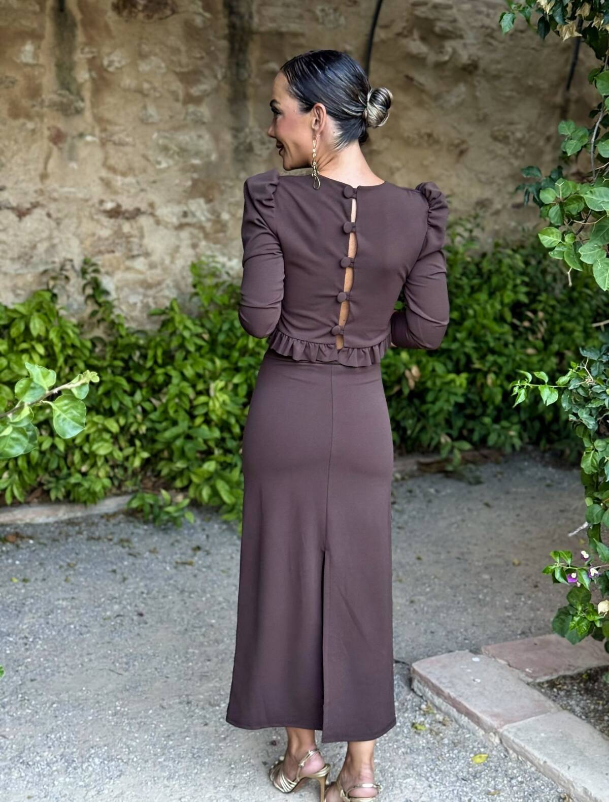 Conjunto Marian Marrón - Imagen 2