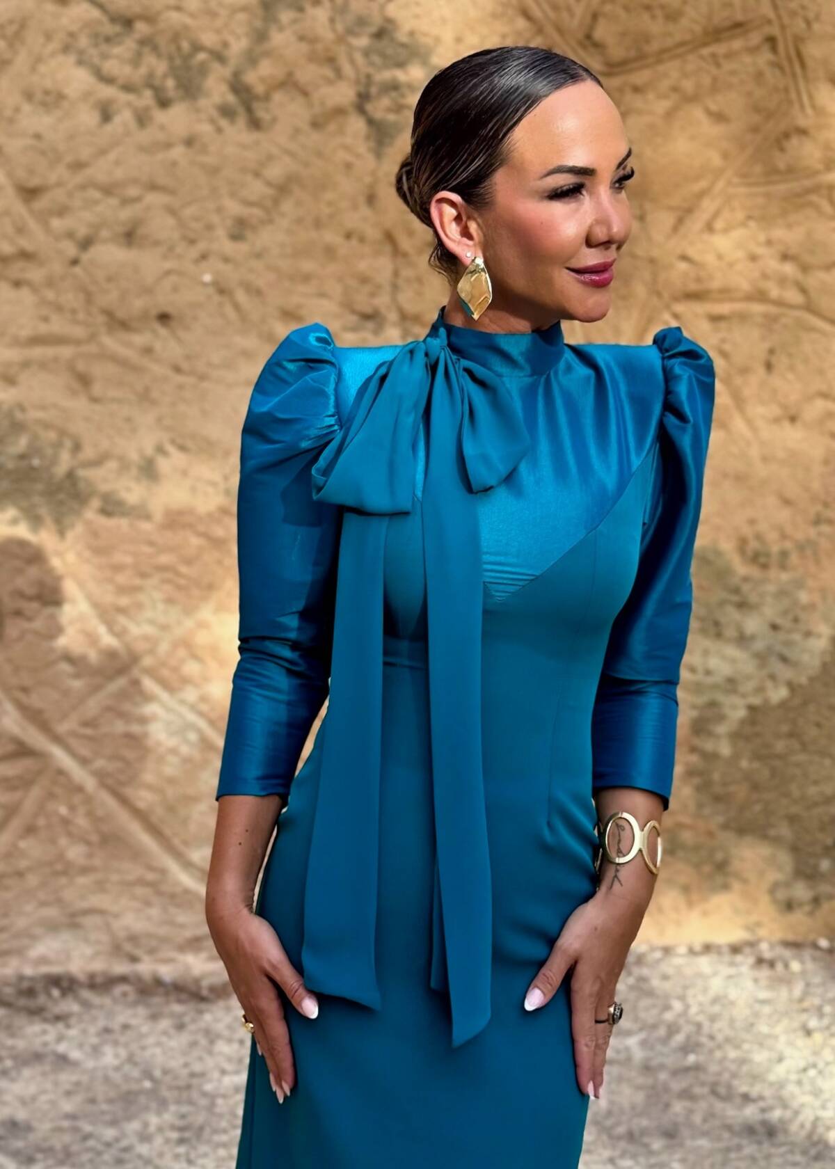 Vestido Siena Petróleo - Imagen 7