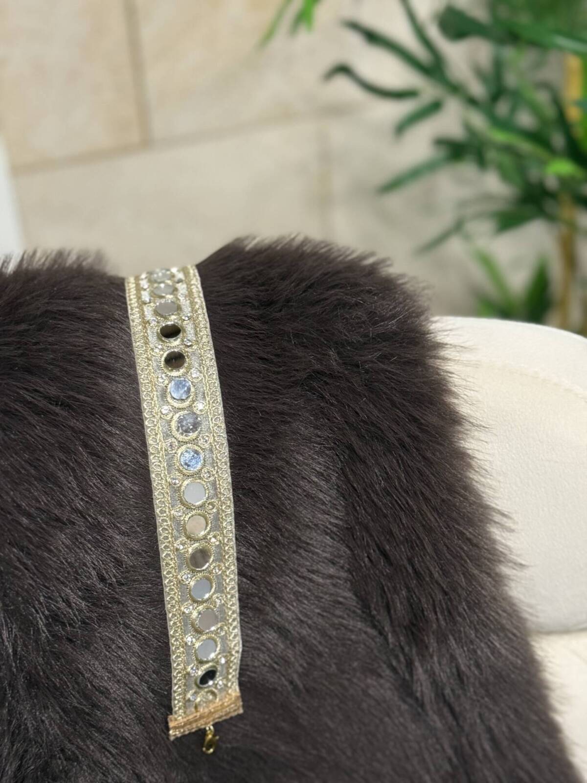 Chocker Espejo Dorado - Imagen 2