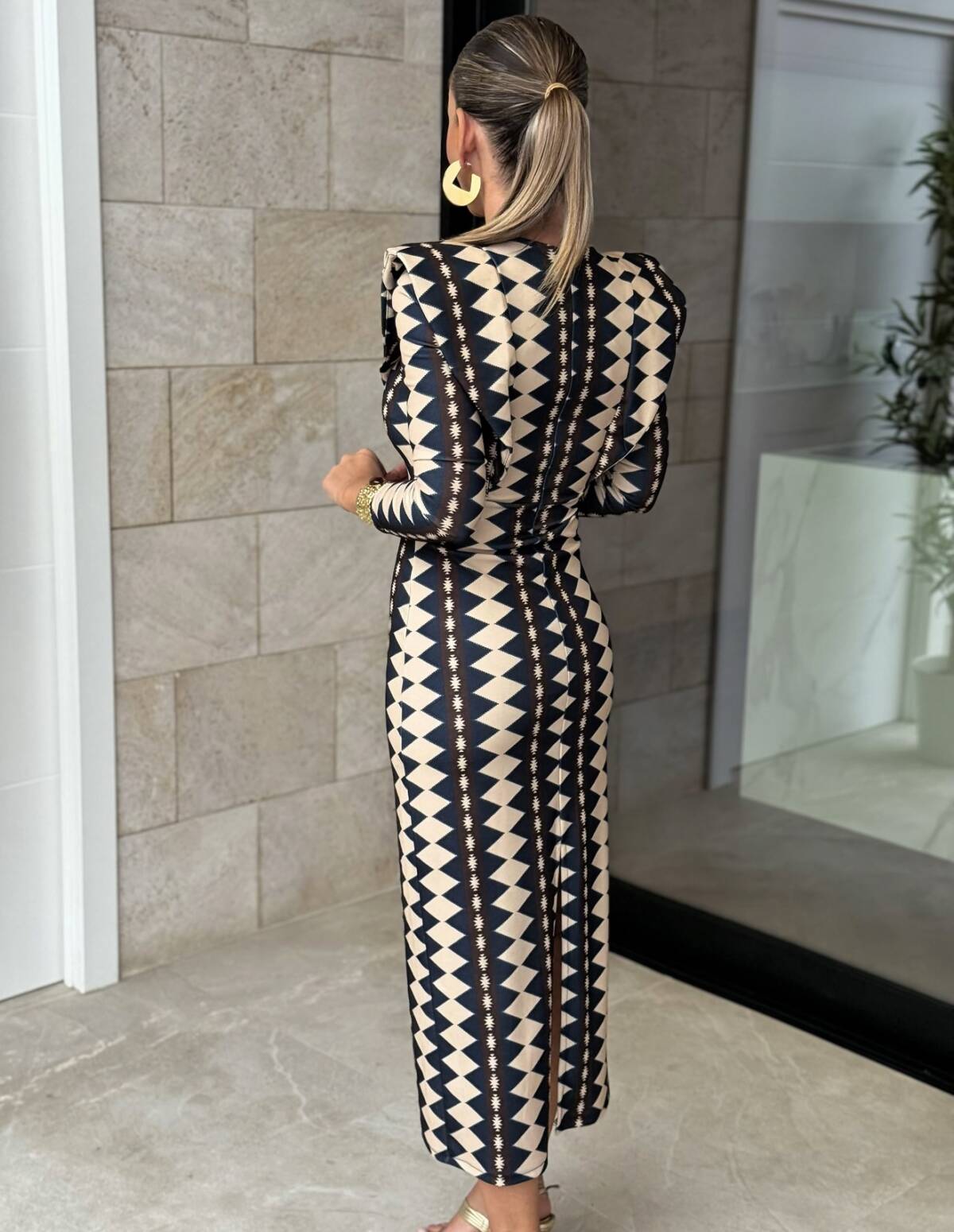 Pendientes Aro Plano Plateados - Imagen 3