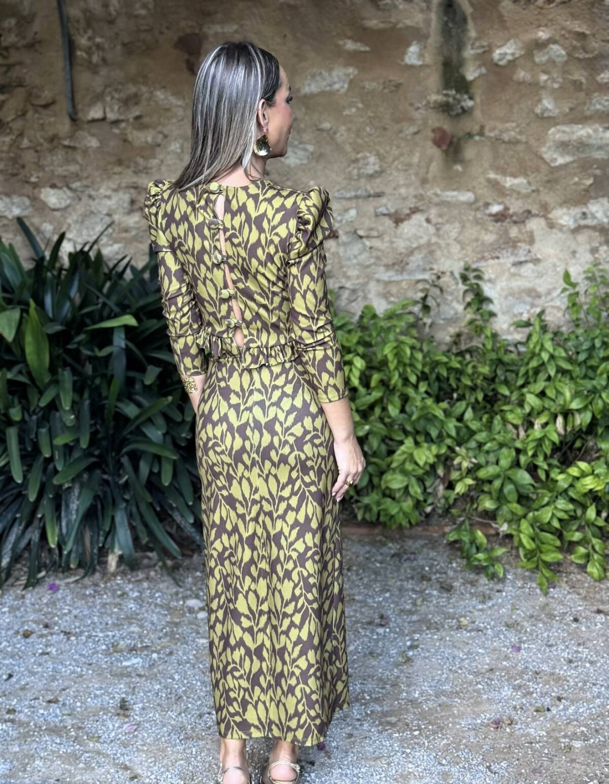 Conjunto Marian Estampado Verde - Imagen 2