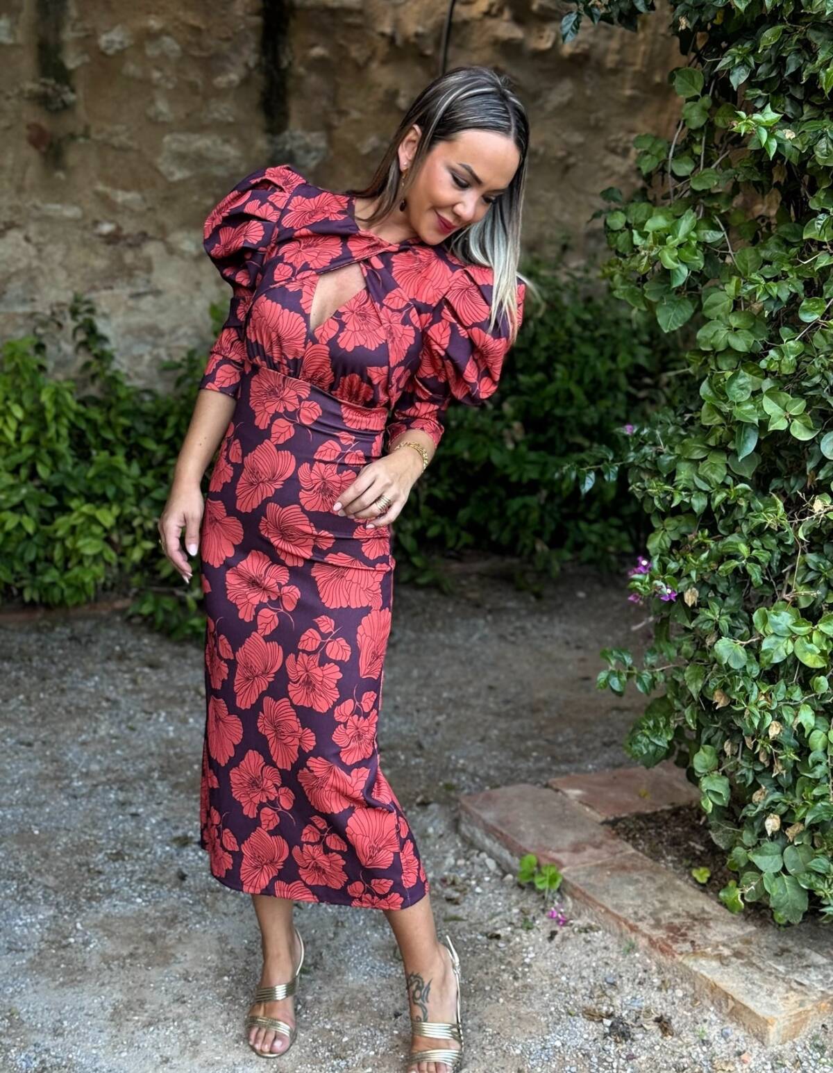 Vestido Laia Estampado Caldera - Imagen 4