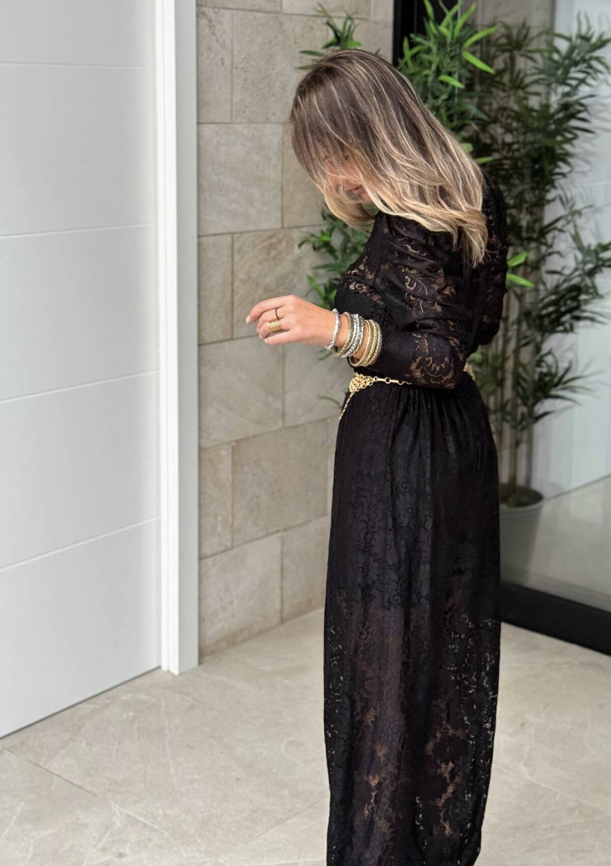 Conjunto Encaje Negro - Imagen 4