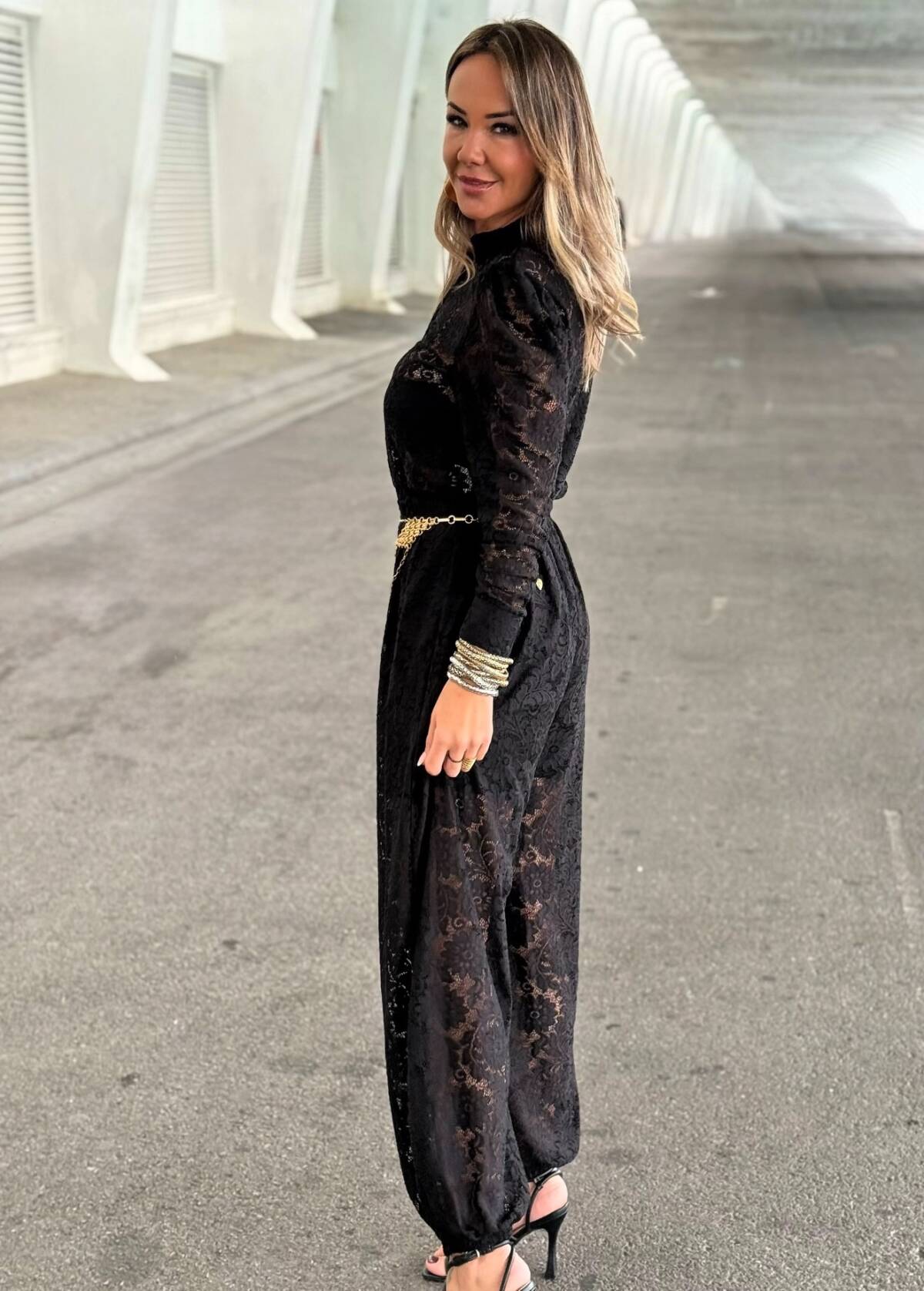 Conjunto Encaje Negro - Imagen 3