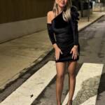 Vestido Mini Terciopelo Asimétrico Negro