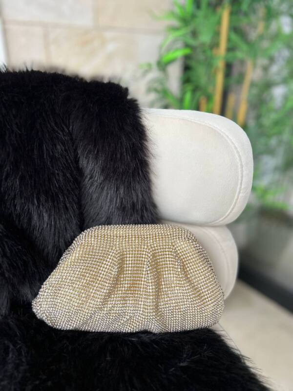 Cartera Strass Dorada