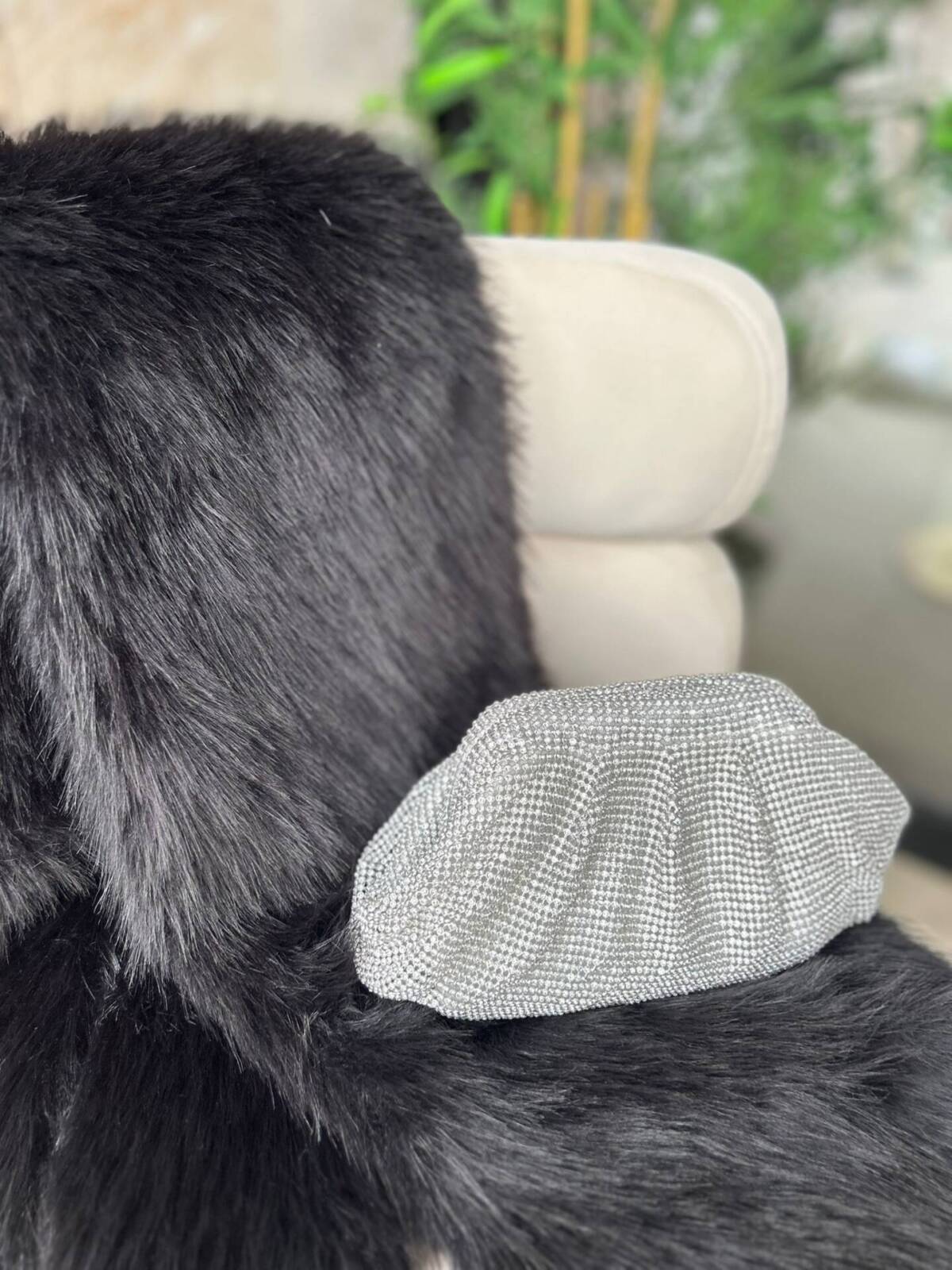 Cartera Strass Plateada - Imagen 2