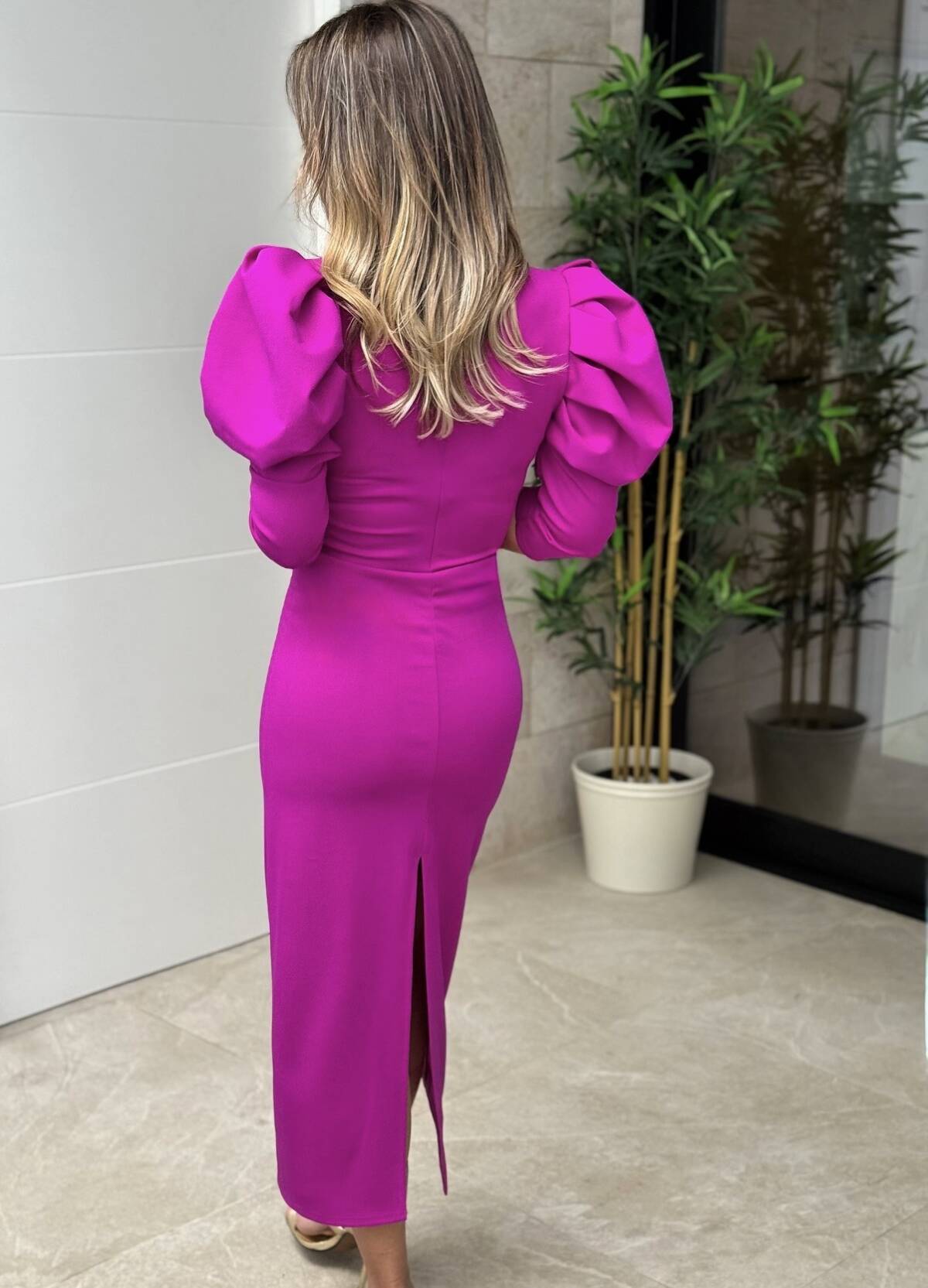 Vestido Laia Buganvilla - Imagen 4