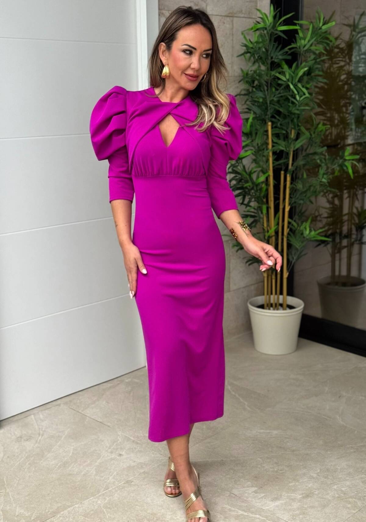 Vestido Laia Buganvilla - Imagen 5