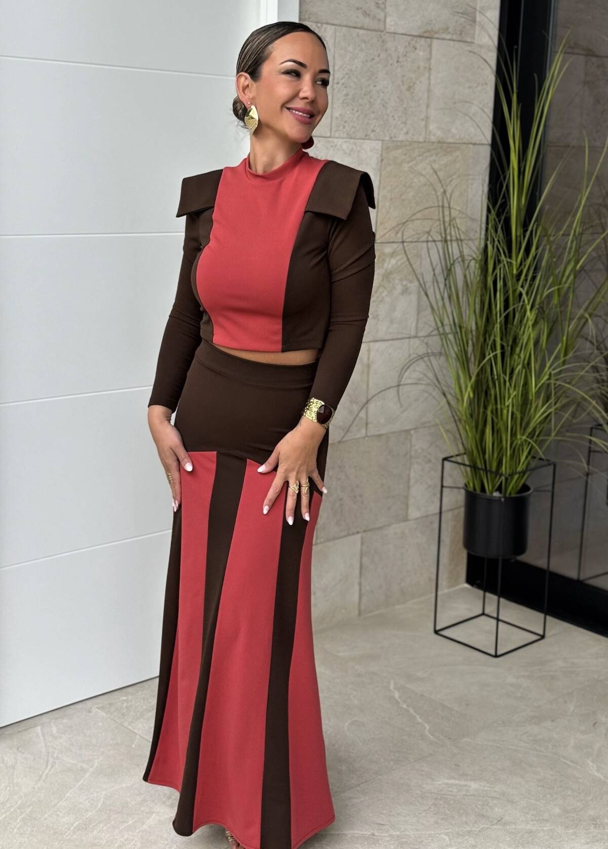 Conjunto Solapas Marrón - Imagen 2