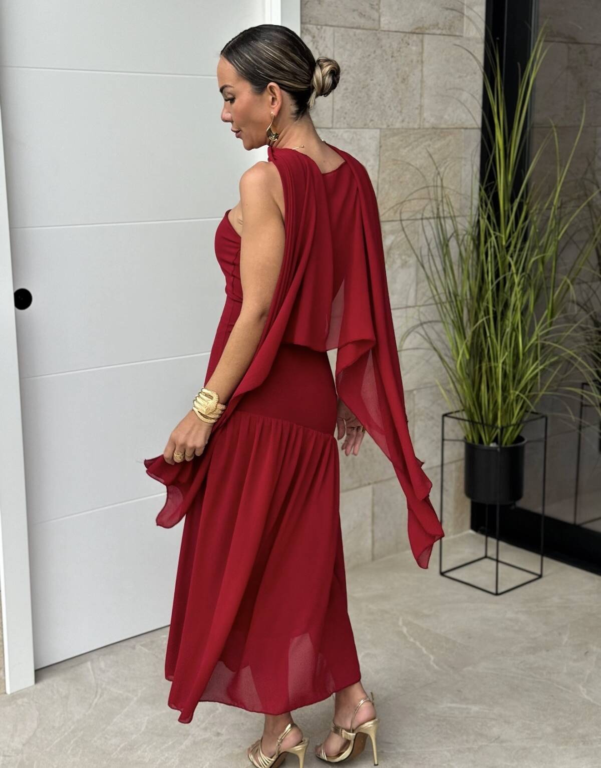 Vestido Irina Cereza - Imagen 3