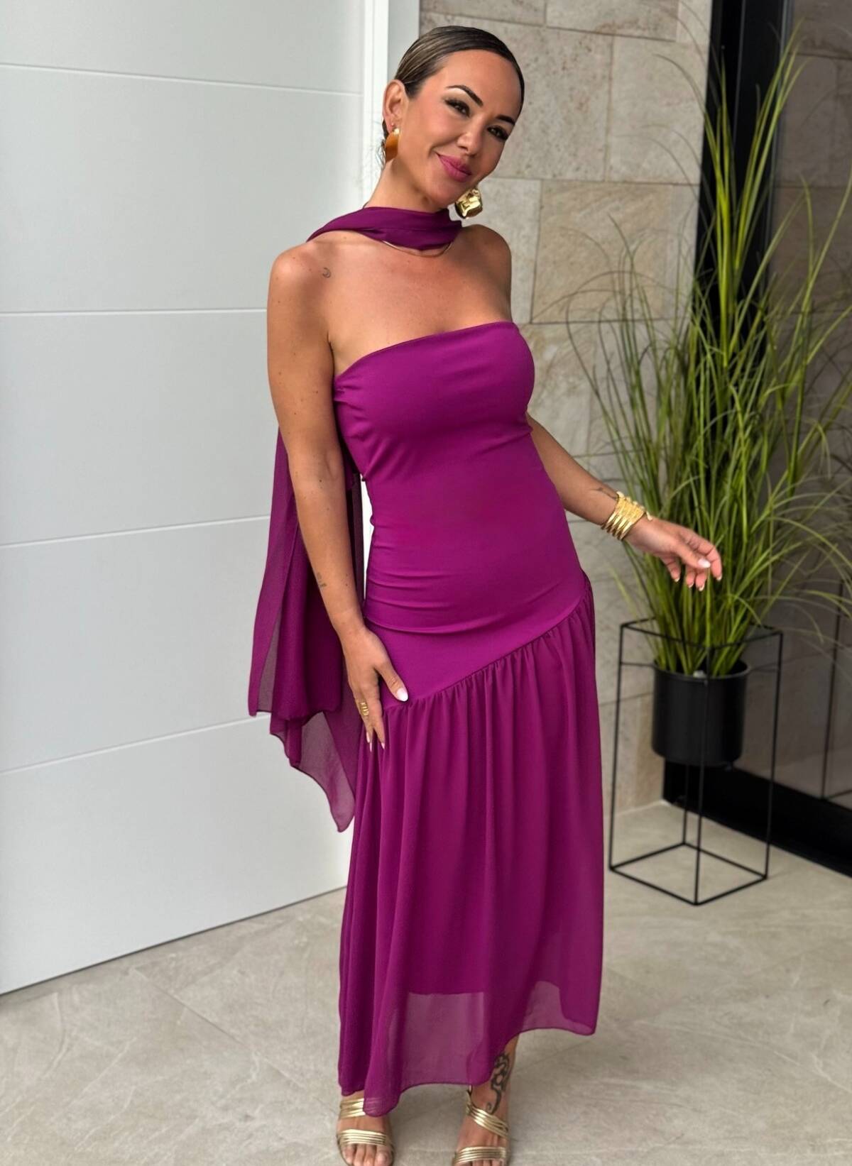 Vestido Irina Buganvilla - Imagen 3