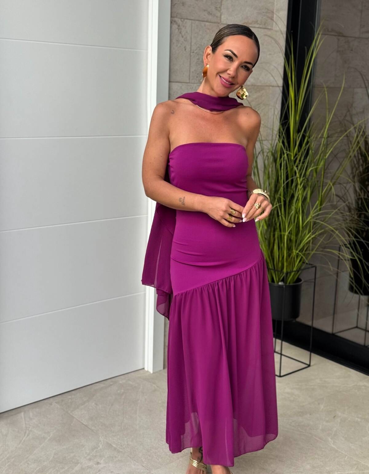 Vestido Irina Buganvilla - Imagen 6