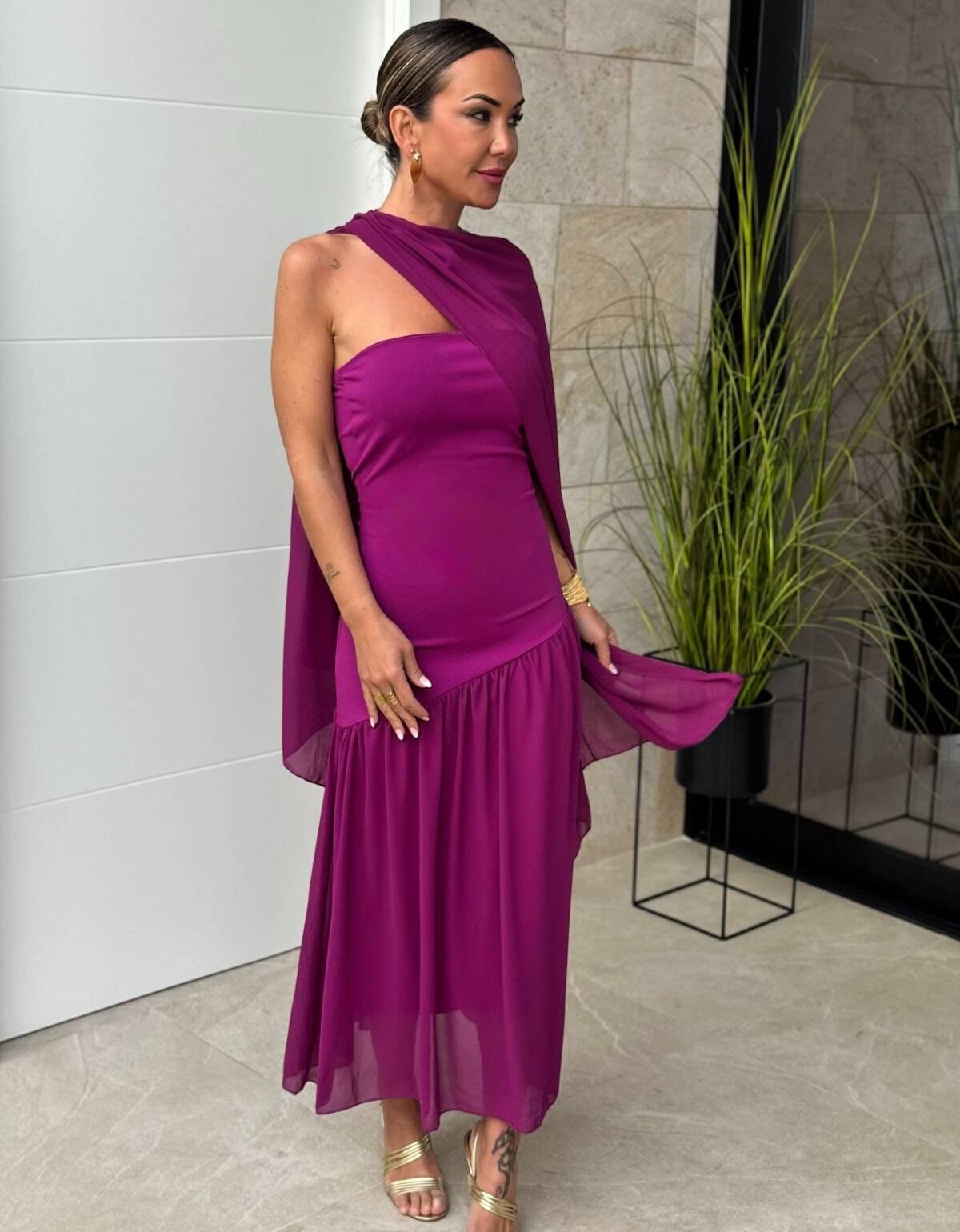 Vestido Irina Buganvilla - Imagen 4