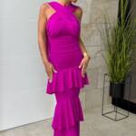 Vestido Volantes Cruzado Buganvilla