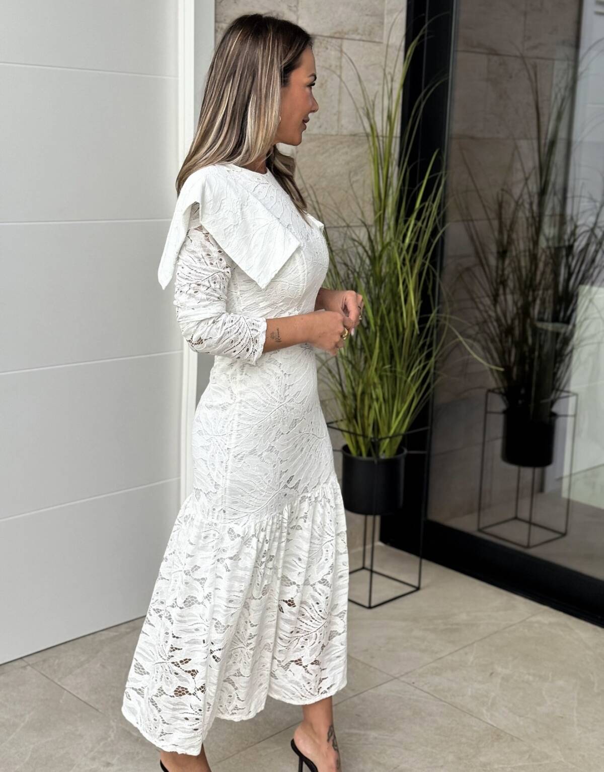 Vestido Gloria Blanco - Imagen 2