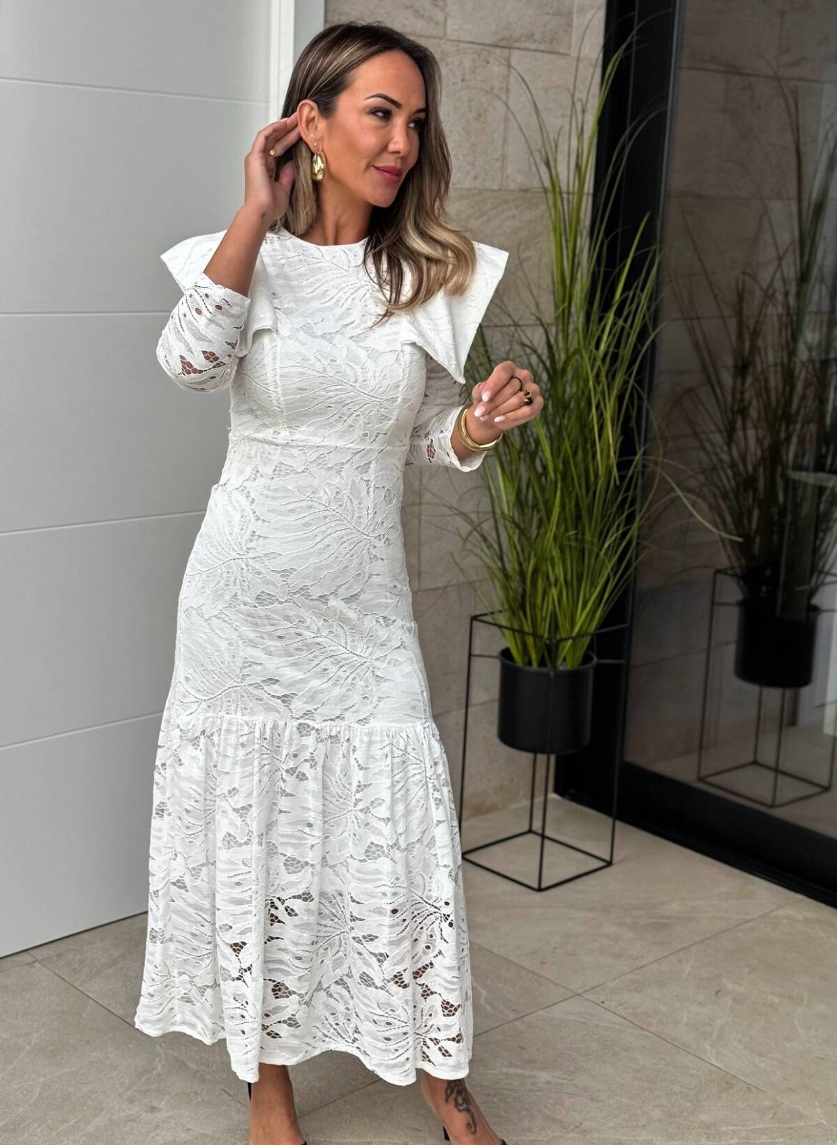 Vestido Gloria Blanco - Imagen 5
