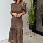 Vestido Gloria Marrón
