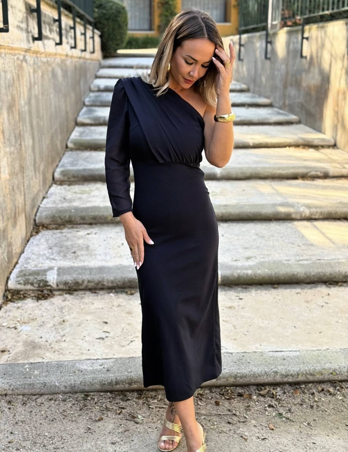 Vestido Flora Marino - Imagen 6