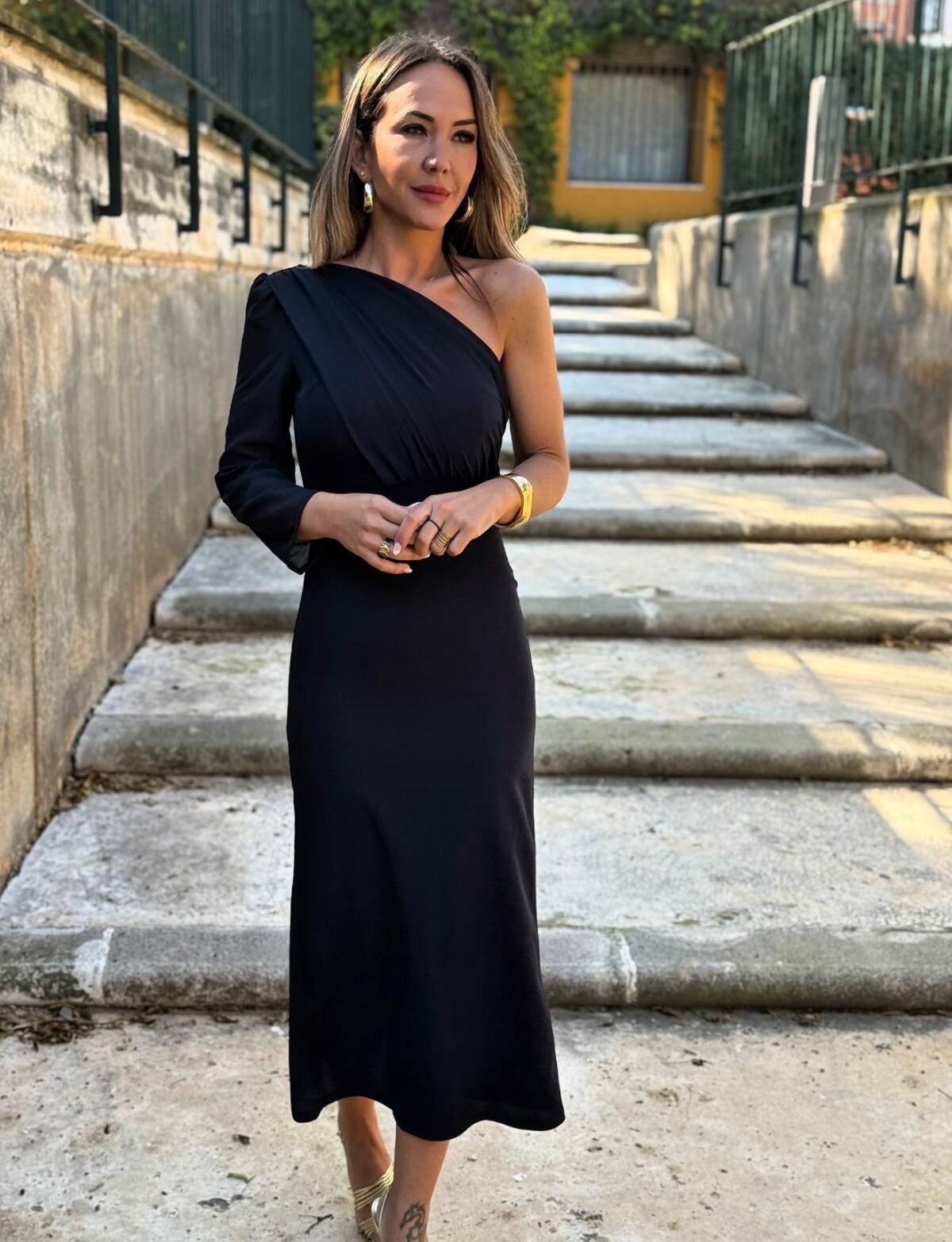 Vestido Flora Marino - Imagen 2