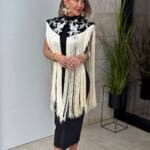 Capa Flecos Negra/Beige