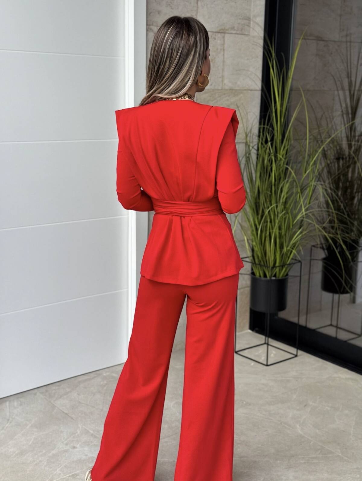 Conjunto Fajín Solapas Rojo - Imagen 6