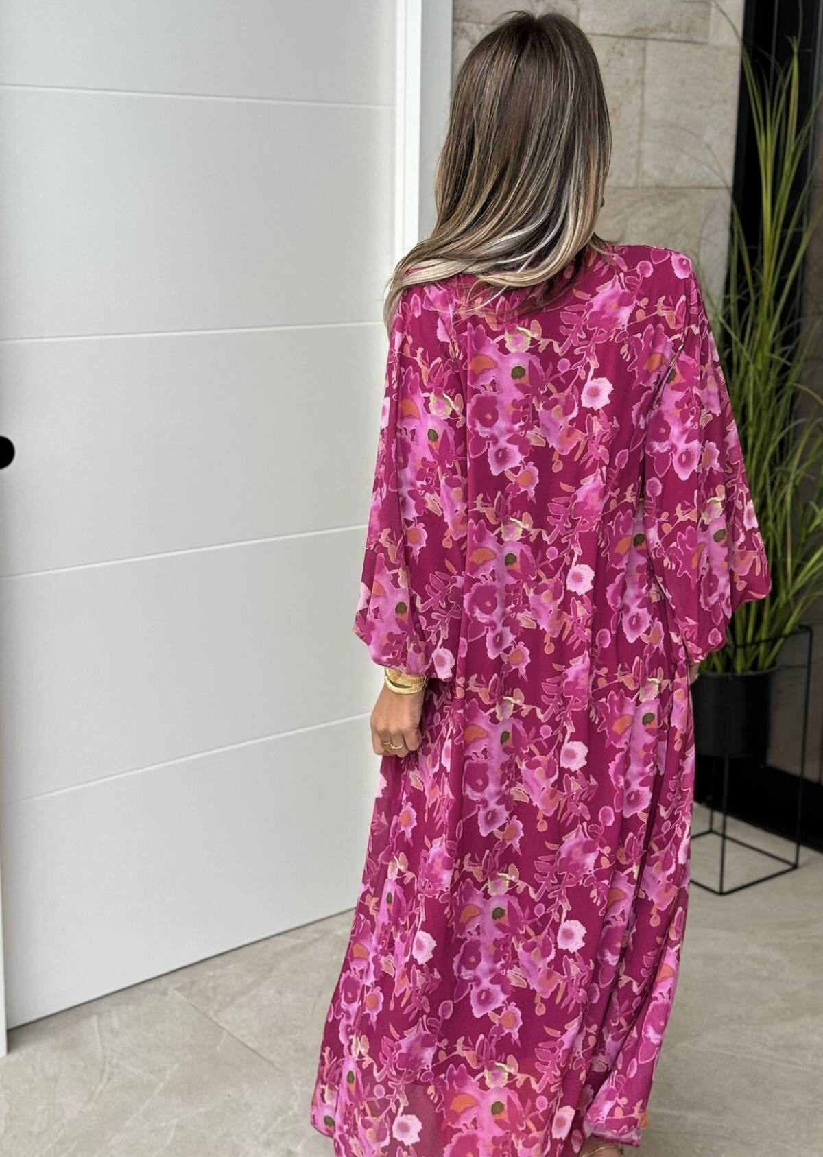 Conjunto Vestido Lencero Caftan - Imagen 2