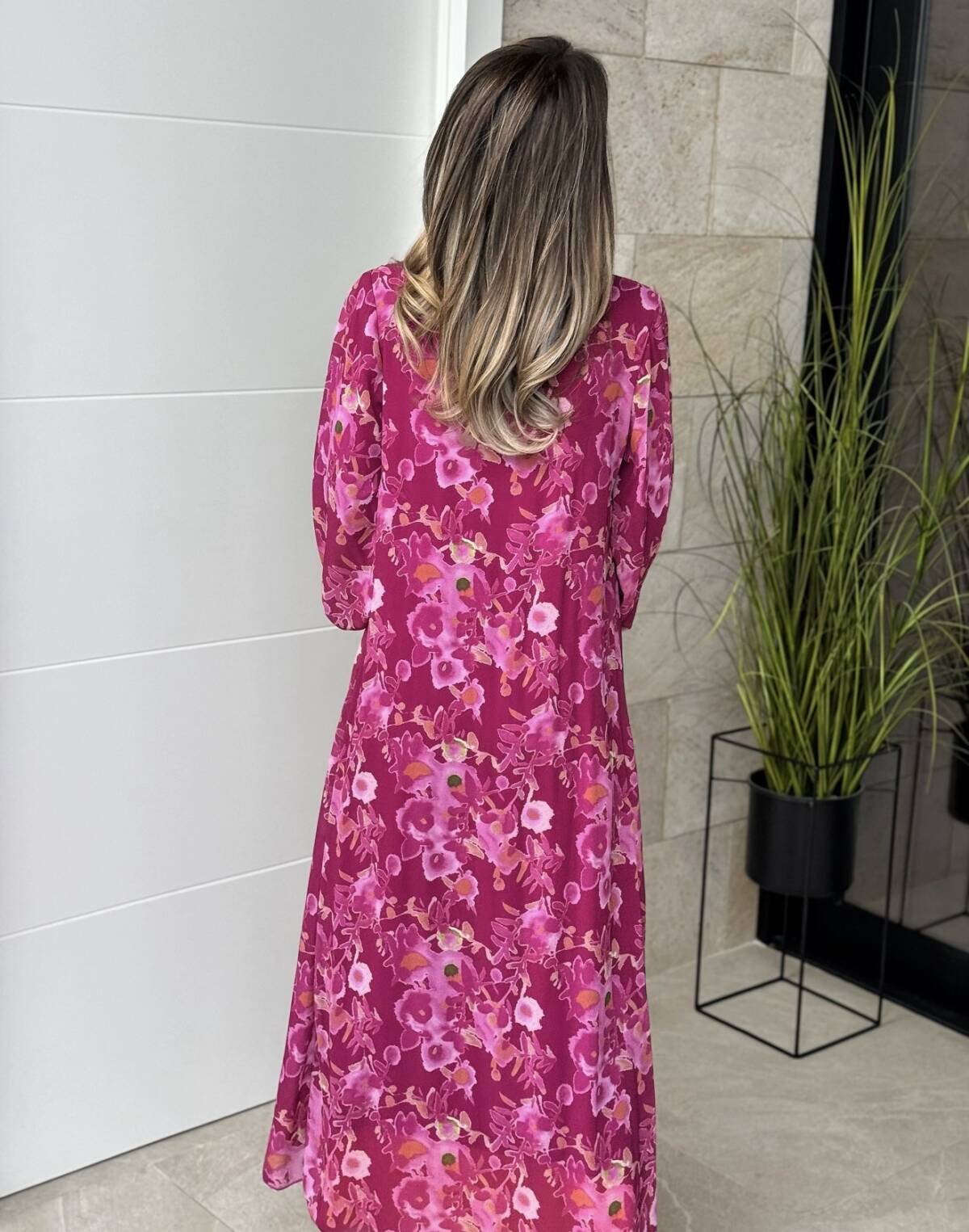 Conjunto Vestido Lencero Caftan - Imagen 7