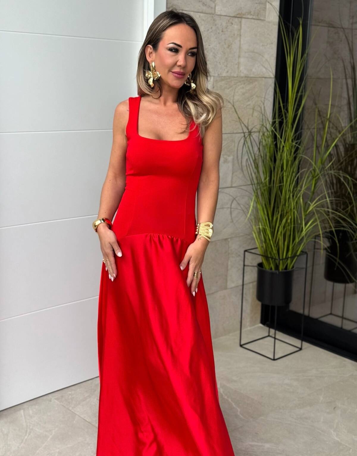 Vestido Palazzo Rojo - Imagen 12