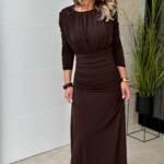 Vestido Julia Marrón