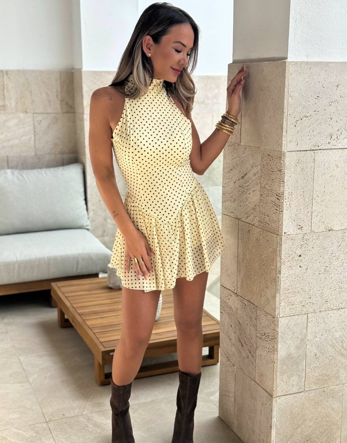 Mono Corto Lunar Amarillo - Imagen 7