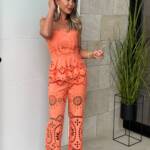 Conjunto Calado Pantalón Coral