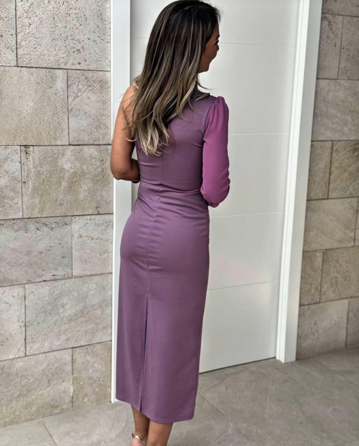 Vestido Flora Malva - Imagen 3