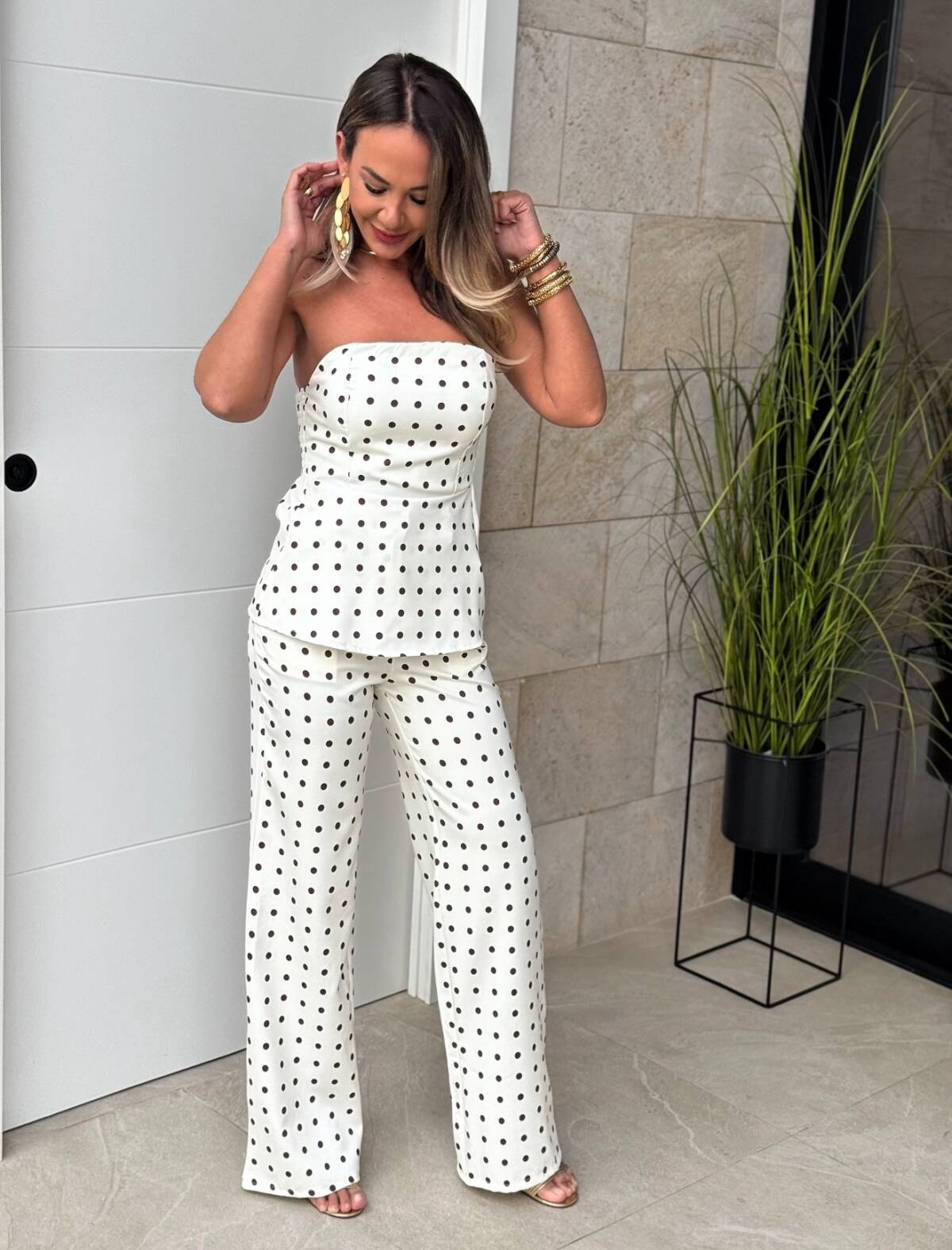 Conjunto Palabra de Honor Lunar Blanco - Imagen 6