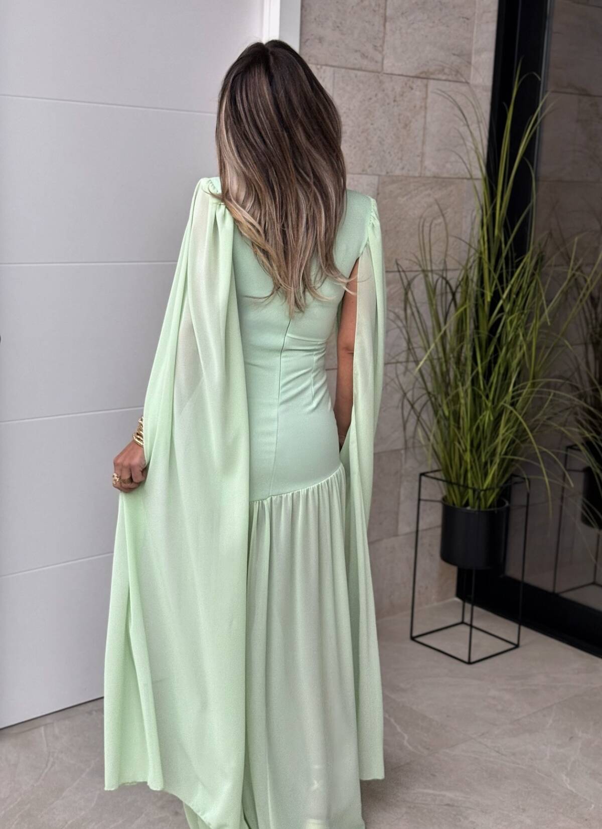 Vestido Graciela Menta - Imagen 10