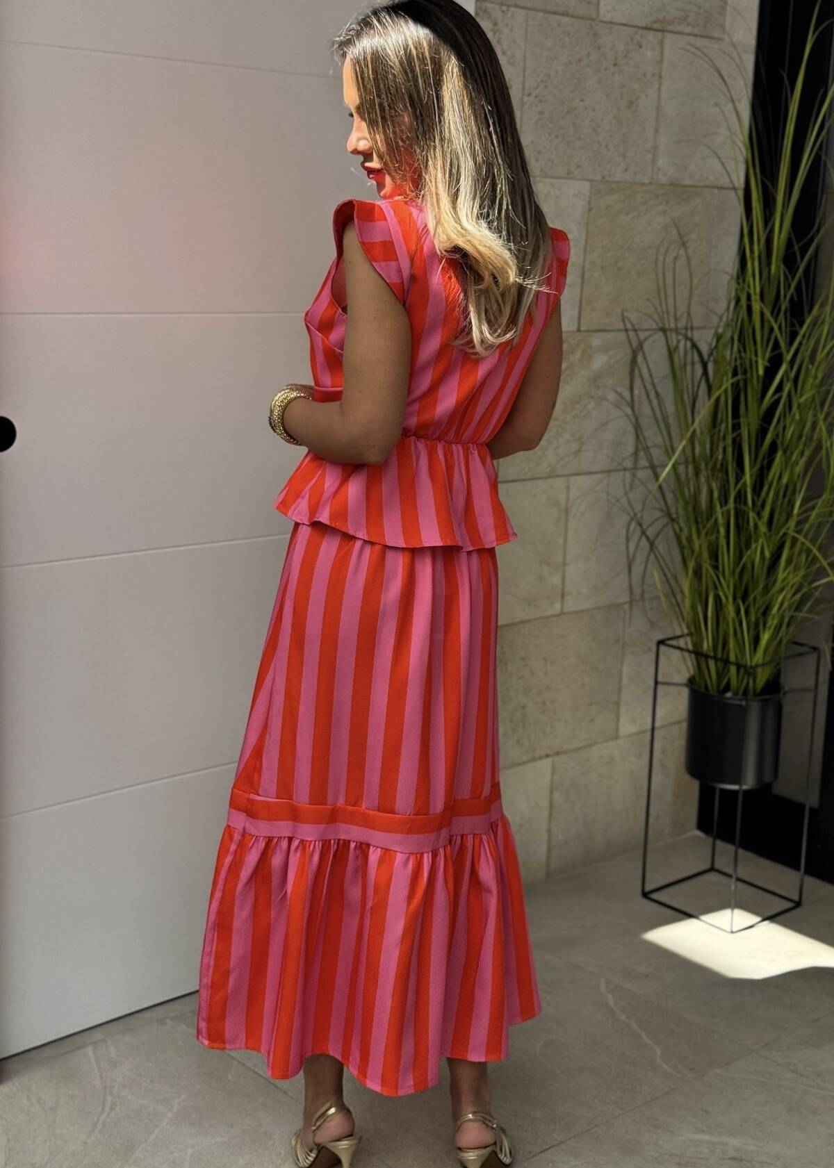 Conjunto Renata Rosa Naranja - Imagen 3