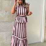 Conjunto Renata Rosa Marrón