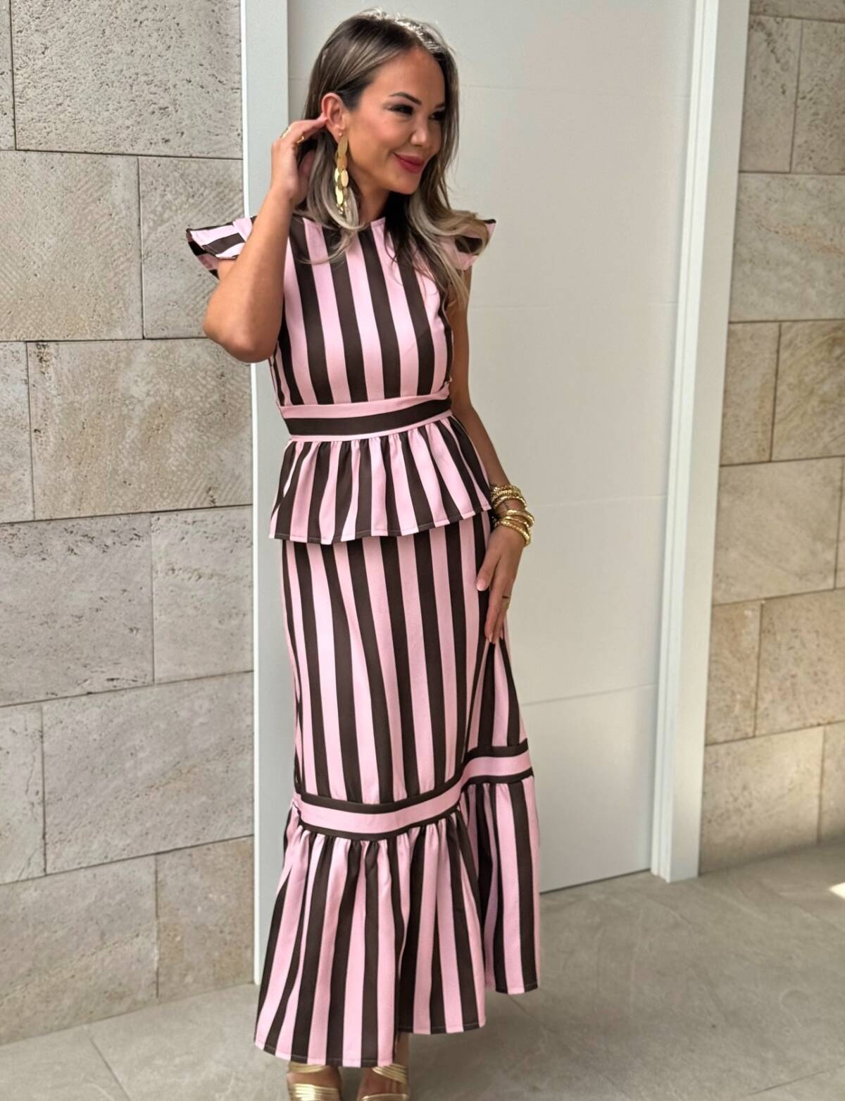 Conjunto Renata Rosa Marrón - Imagen 5