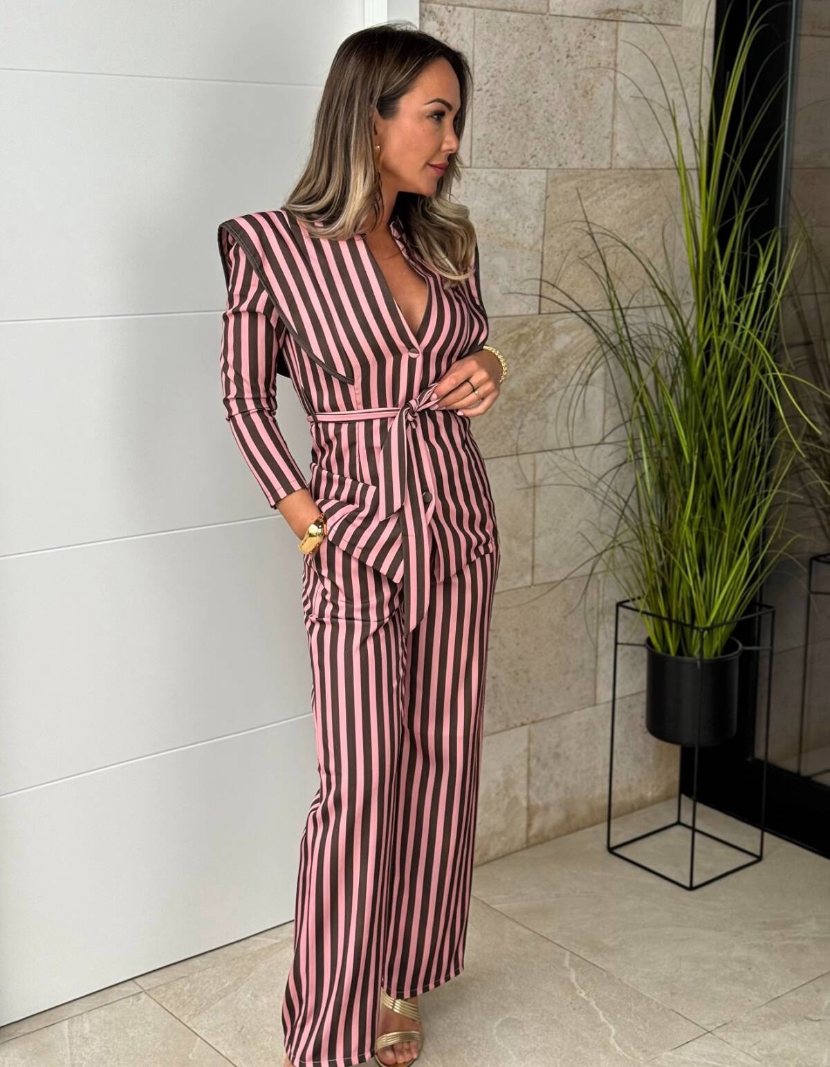 Conjunto Romina Rosa Marrón - Imagen 6