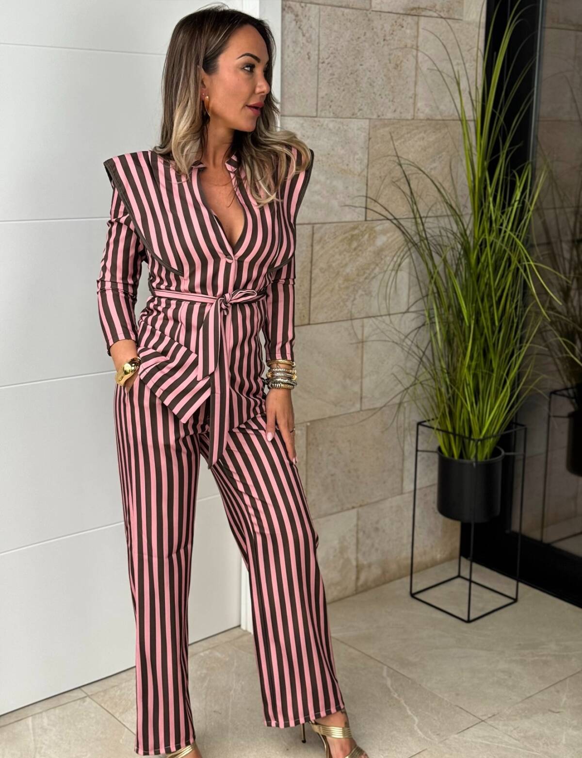 Conjunto Romina Rosa Marrón - Imagen 7