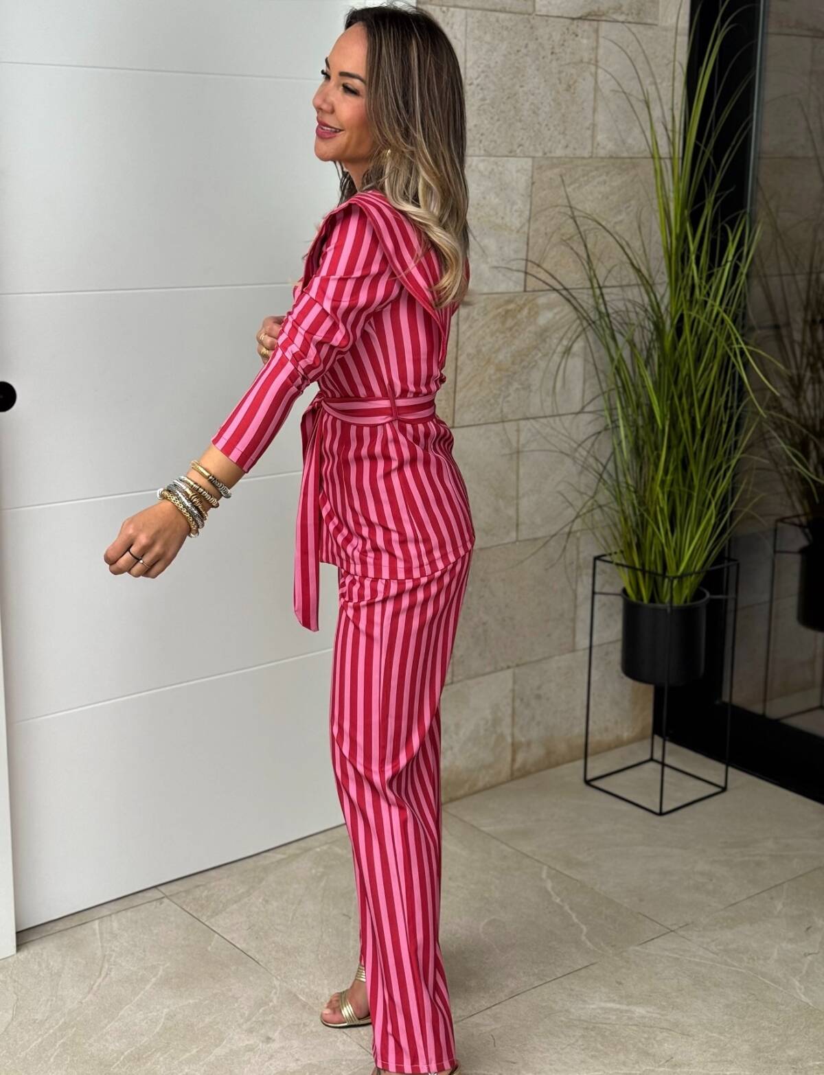 Conjunto Romina Rojo Rosa - Imagen 4